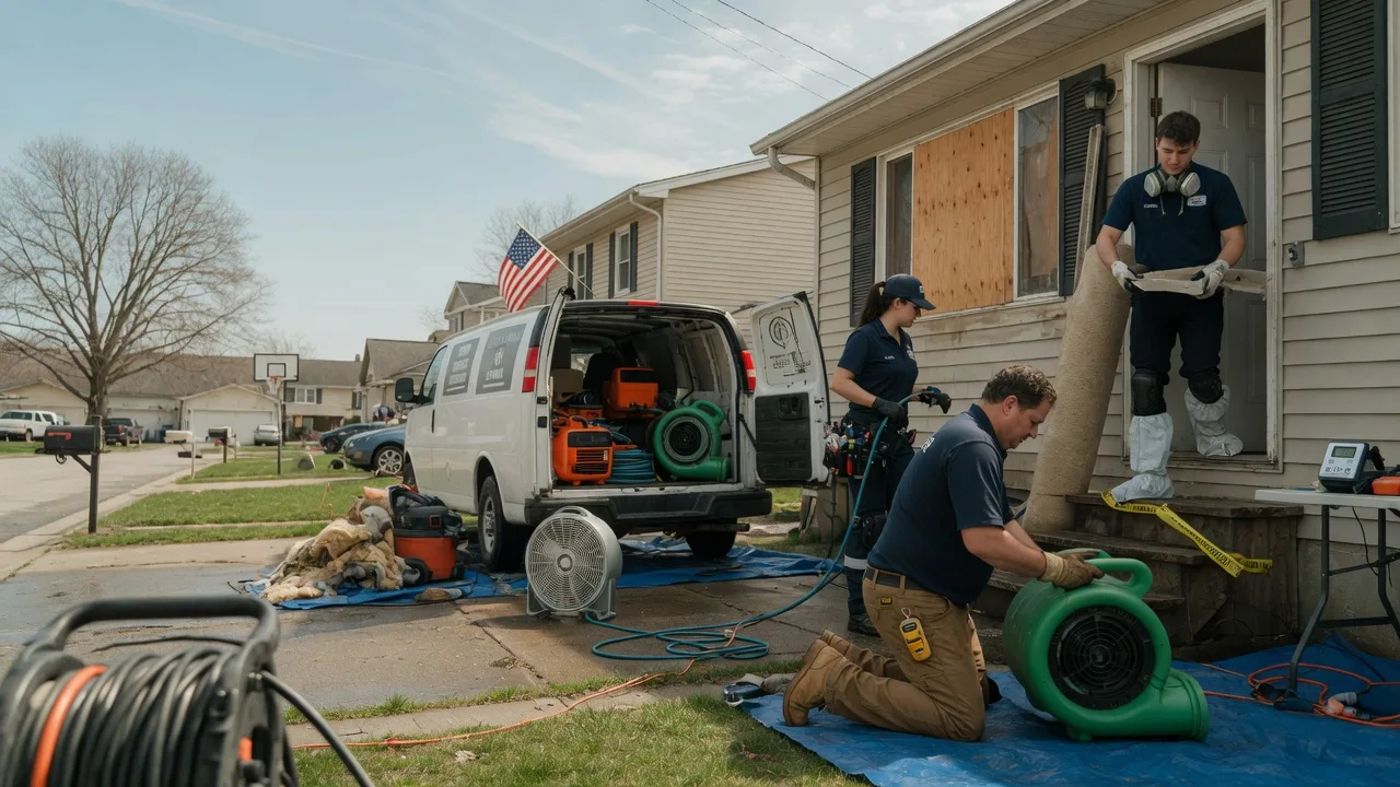 Water Damage Restoration in Mccausland, IA near me